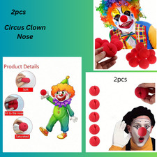 Soft foam circus clown - soft, nose