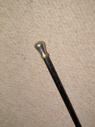Antique military swagger stick - antique,