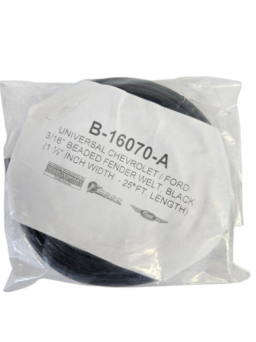 Fender welt black - 3/16",