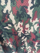 Camouflage with sequin Spandex