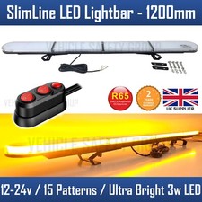 LED Light Bar Amber Flashing