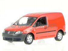 VW Caddy box van Lieferwagen 2005 red diecast model car Minichamps 1/43