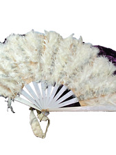 FEATHER  LEAF FOLDING HAND FAN (7)
