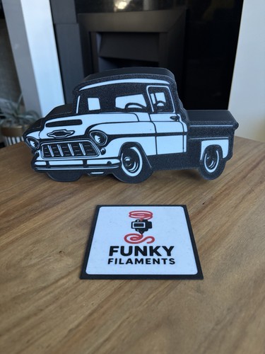 Chevy light box printed - chevy, 3d