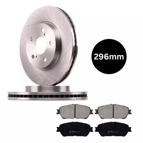 Front brake pads - &, discs