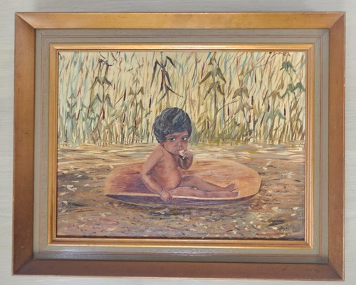 Aboriginal oil painting - aboriginal,