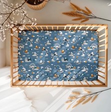 Baby Boy Fitted Cot Bed Sheets