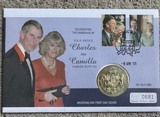 Medallic First Day  Coin Cover Charles & Camilla Wedding. Cover Number 0681.