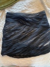 Armani Exchange beautiful ruched skirt 8 30” waist see pics 