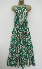 APRICOT GREEN PRINT TIERED TIE