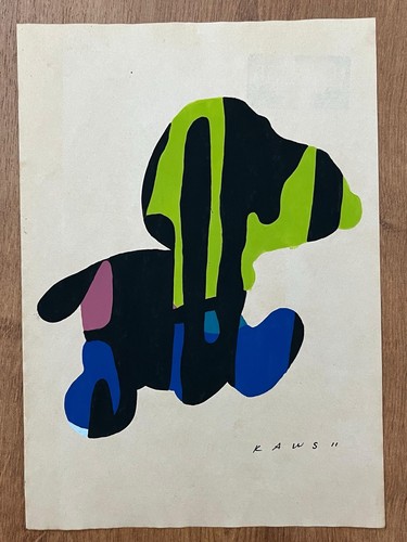 Kaws drawing and painting - drawing,