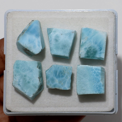 Caribbean sky larimar raw - 6,