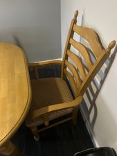 Large DIning Table with 6