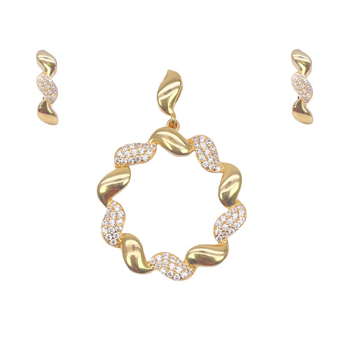 22ct yellow gold circle - yellow, of