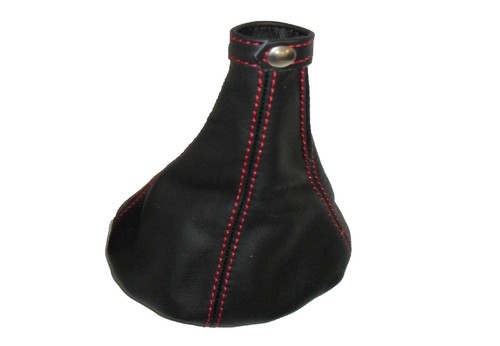 Shift boot black leather red - boot,