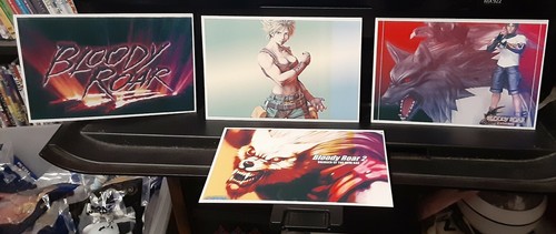 Bloody roar postcards matte - bloody,