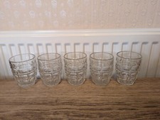 Vtg barrel shape tumblers 5 - barrel,