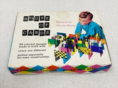 Vintage house cards - house, of