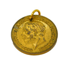 King George V Gilded Copper