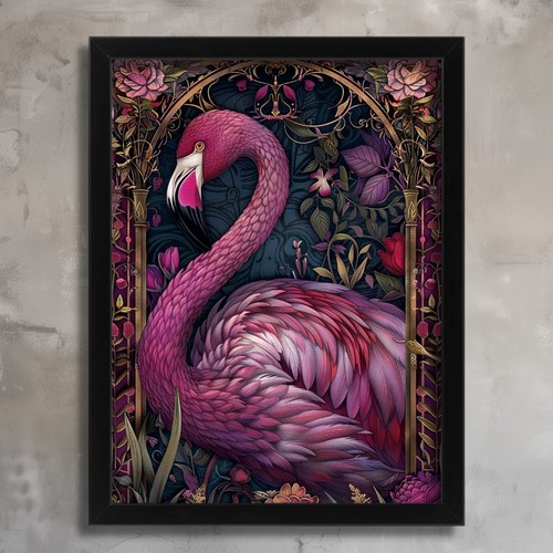 Vintage flamingo illustration - vintage,