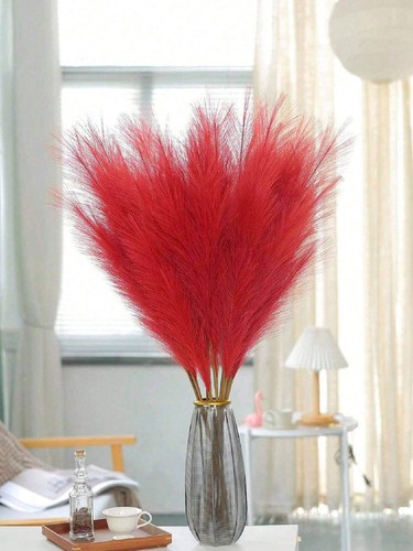 Artificial red reeds faux - artificial,