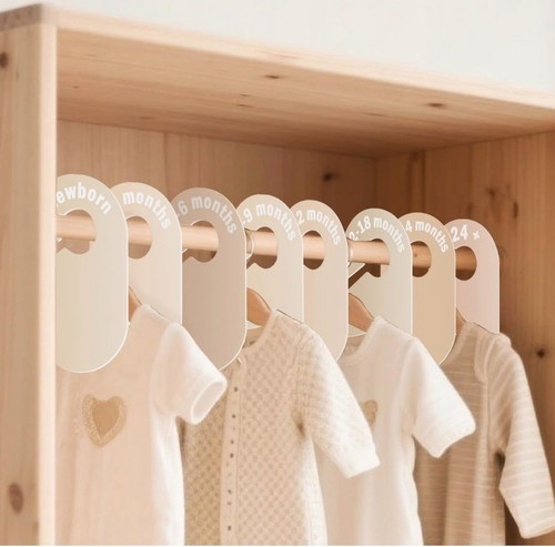 Baby pink wardrobe dividers - baby,