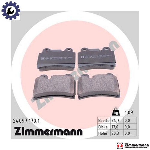 Brake pad set disc - brake,