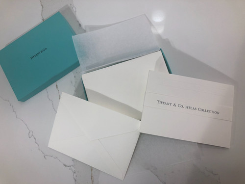 Tiffany writing card - tiffany,