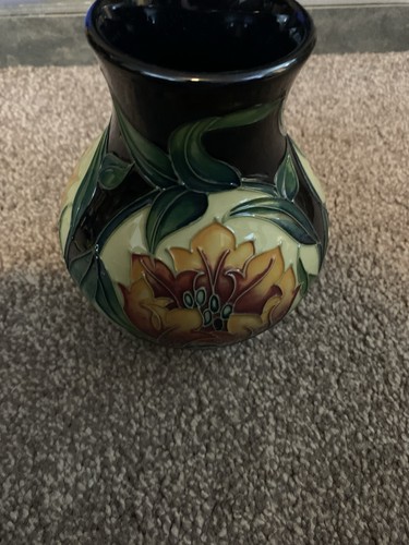 Moorcroft fire flower 5cm - moorcroft, 16.5cm