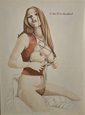 BRIAN SHEPARD EASYRIDERS PRINT ART ILLUSTRATION 1979 - IS THIS A '69 SHOVELHEAD?