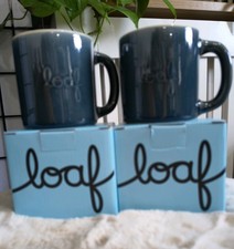 2x Loaf Mug Charcoal Grey