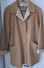 Ladies Camel Coloured Wool & Cashmere Short Coat