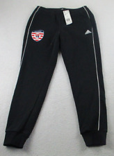 NWT Adidas Pants Mens Small Core 18 Nevada Joggers Sweat Training Black CE9076