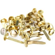 Paper Fasteners Brass Plated