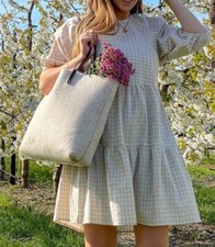 Primark Cream Beige Check