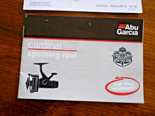 Abu Garcia Cardinal spinning reel small booklet & Cardinal Schematic