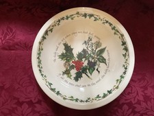 Portmeirion The Holly & The Ivy Serving Bowl Pasta 23cms 9" VGC