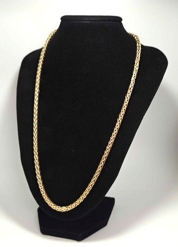 9ct yellow gold spiga - 9ct, necklace