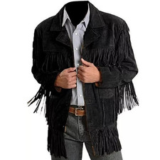 Men’s Traditional Western Cowboy Jackets for Men | Native American Suede Leather