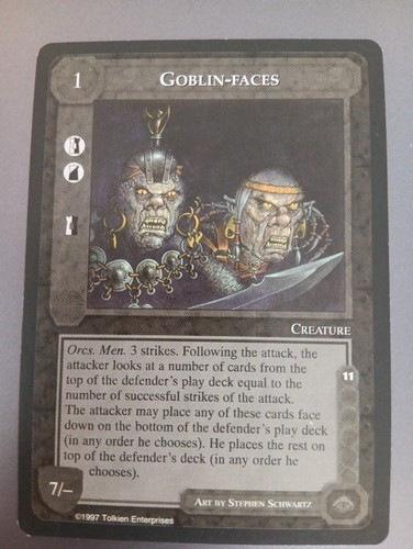 Goblin faces meccg middle - -,
