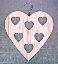 WOODEN HEART SHAPED WARDROBE