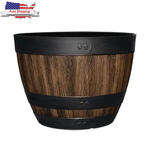 Large resin planter garden - resin,