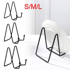 Iron Stand Photo Display Storage Rack Easel Plate Shelf Holder for Book Frame