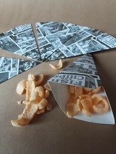 Newspaper Chip Cones