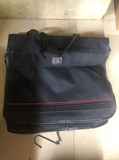 Vintage ANTLER Black/Red Trim Executive Quality Garment/Suit Carrier