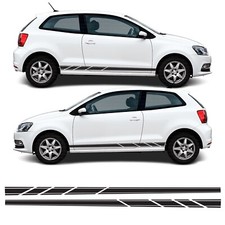 Slash Cut Side Stripes