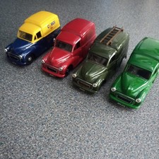 Corgi Classics job lot of 4 vans Royal Mail GPO Castrol + 1987 club model