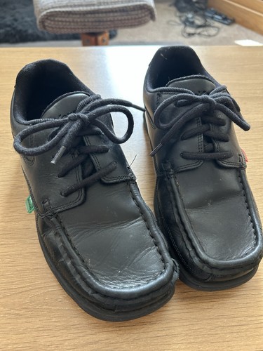 Kickers school shoes - school, black