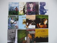 12 x SIGNED CD INLAYS (NO CDs!) JOSH RITTER MARTYN JOSEPH KATY MOFFATT ROUSE...