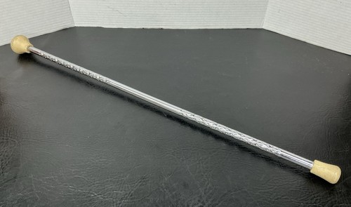 1980s chrome twirling baton - twirling,